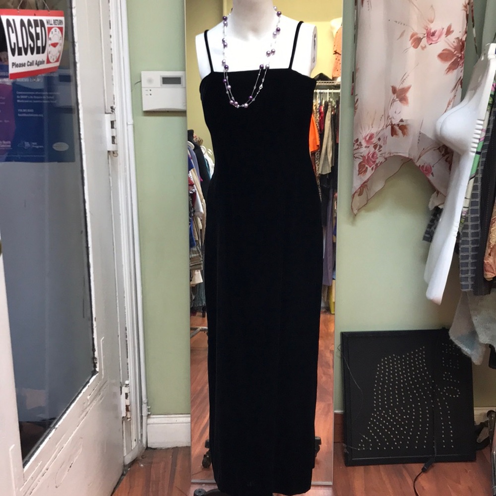 Black Velvet dress beautiful evening dress